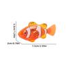 Simulated Electronic Fish Induction Water Toy Clownfish Bathing Pool with Lighting Style Random (range of About 30-50 Minutes)