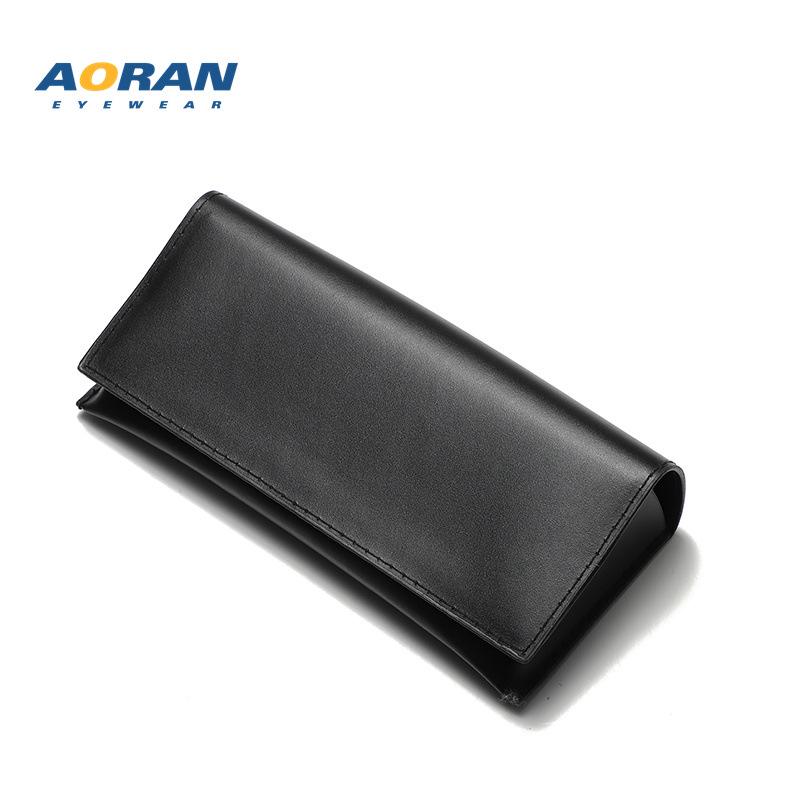 Luxury Leather Sunglasses Box Set with Pull-out Glasses Cloth