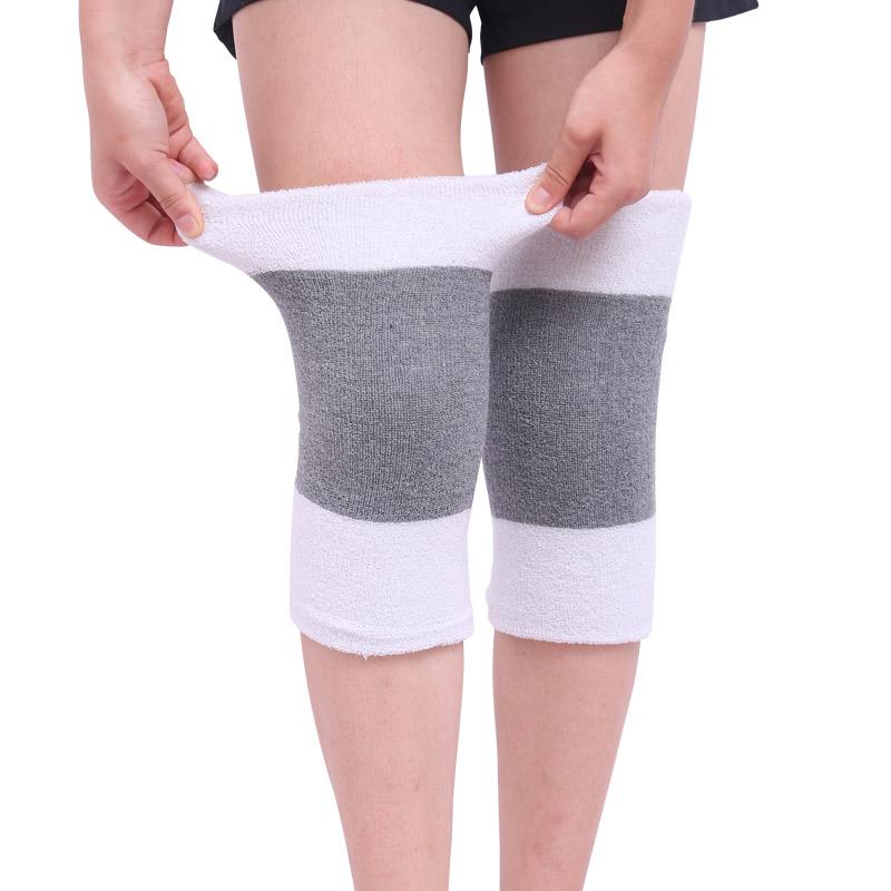 

1Pair = 2Pcs Women Men Winter Knee Warmers Sleeve Leg Wool Cashmere Thicken Legging Stocking Warm Thermal Ski Cycling Knee Brace One Size