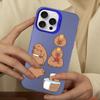 Cartoon Cute Capybara Phone Case For IPhone 18 16 15 14 13 12 11 Pro Max X XR XSMAX 8 7 Plus Matte Shockproof Back Cover