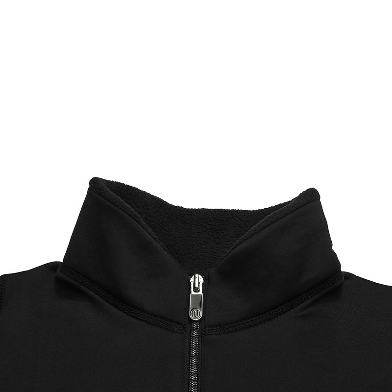 FILA Fleece Lined Warm Skin Friendly Classic Personalized Simple Casual Comfortable Jacket Women jackets F11W542501F-BK