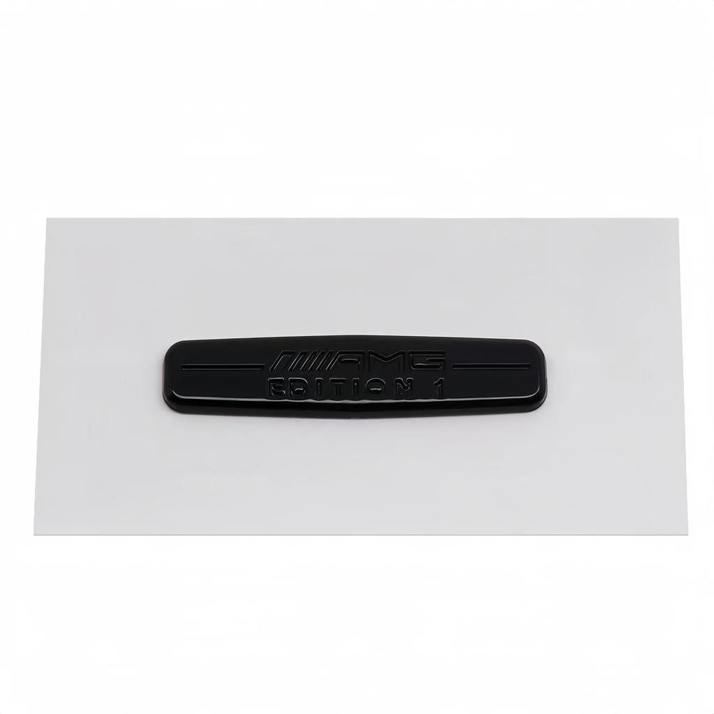 New 3D ABS Special EDITION 1 Logo Badge Sticker Steering Wheel Side Fender Rear Trunk Emblem Decal for GLC CLA GLK Etc