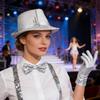 Dance Star Costume for Adults Men Hat Suspenders Bowtie Gloves Rings 80s 90s Stage Outfits Halloween Cosplay Costume