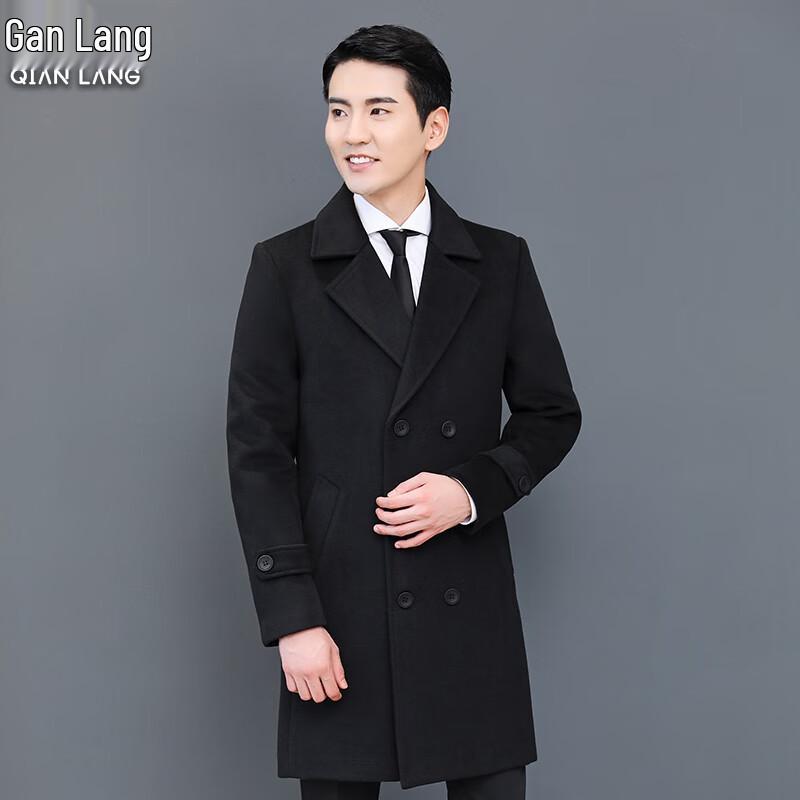 Профессиональный шерстяной рабочий полудлинный пальто Qianlang XXXXL