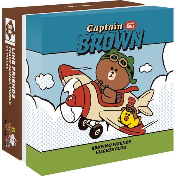 

Пазл Captain Brown Canvas TG-PD56-2105, разные цвета, 56 деталей