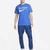 Nike T Shirts Men's Royal Blue Crew Neck Moderate Straight Fit DH7625-480