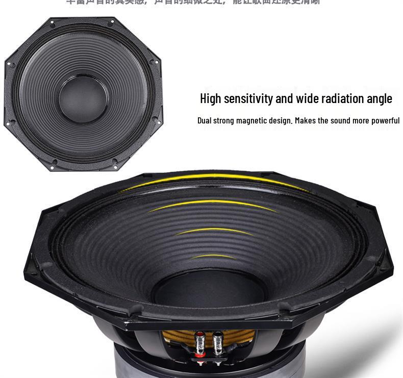 Professional 12" & 15" Full-Range Bass Stage Speaker for KTV