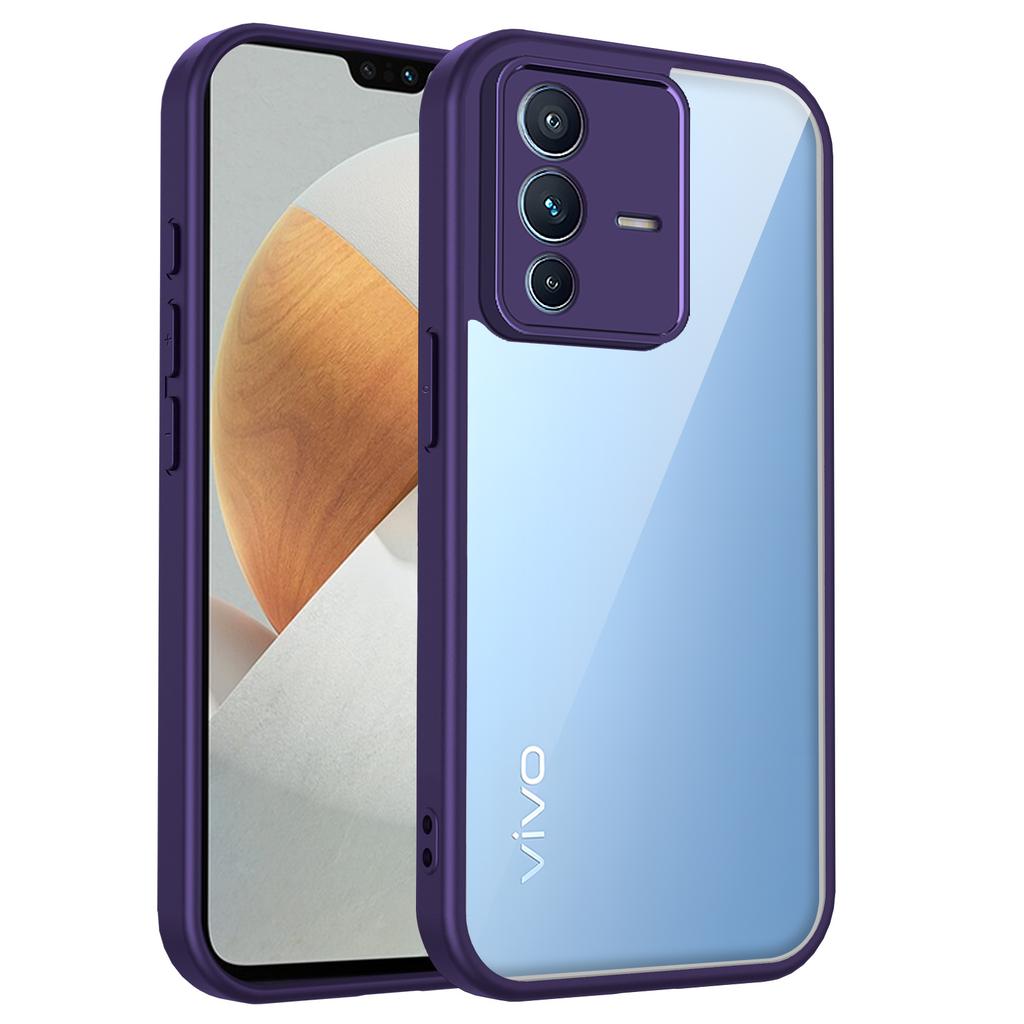 For Vivo V23 Case vivo V23 Phone Case Vivo V23 5G Cover Vivo V23 Air Cushion Silicon Bumper Clear Matte Back Cover Hard
