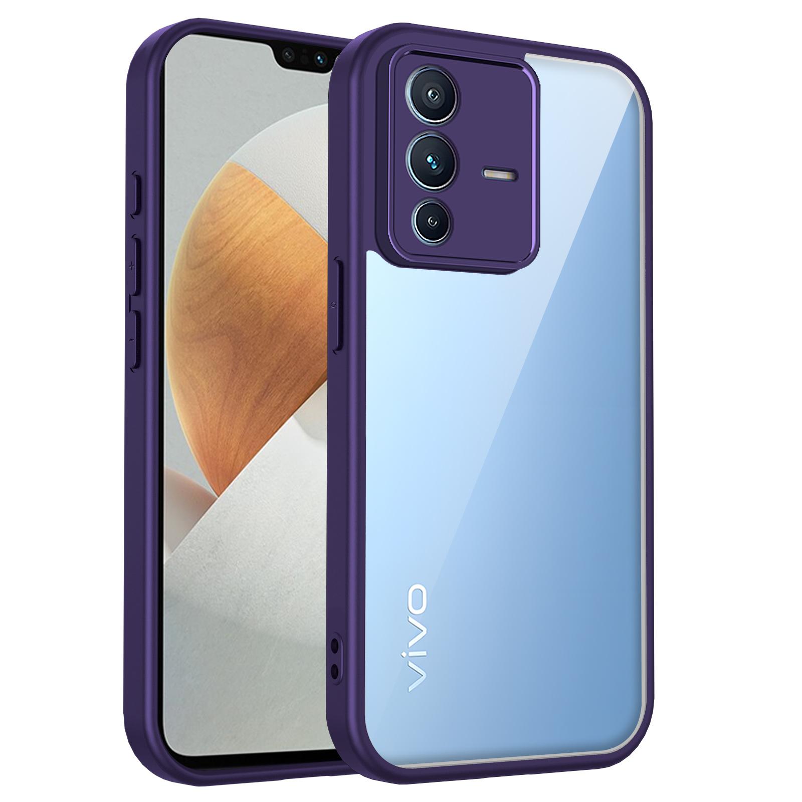 

For Vivo V23 Case vivo V23 Phone Case Vivo V23 5G Cover Vivo V23 Air Cushion Silicon Bumper Clear Matte Back Cover Hard vivo V23 5G