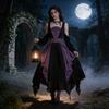Gothic Fairy Tale Dress For Women With Polyester Fabric For Stage And Halloween Cosplay