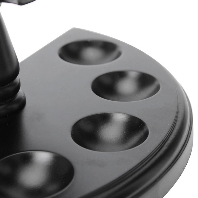 Wooden  Pipe Stand Rack Display Holder Suitable for 5 Smoking Pipes