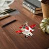 Snowman/Elk Christmas Plane Figurine Exquisite Santa Claus Airplane  Indoor Decoration