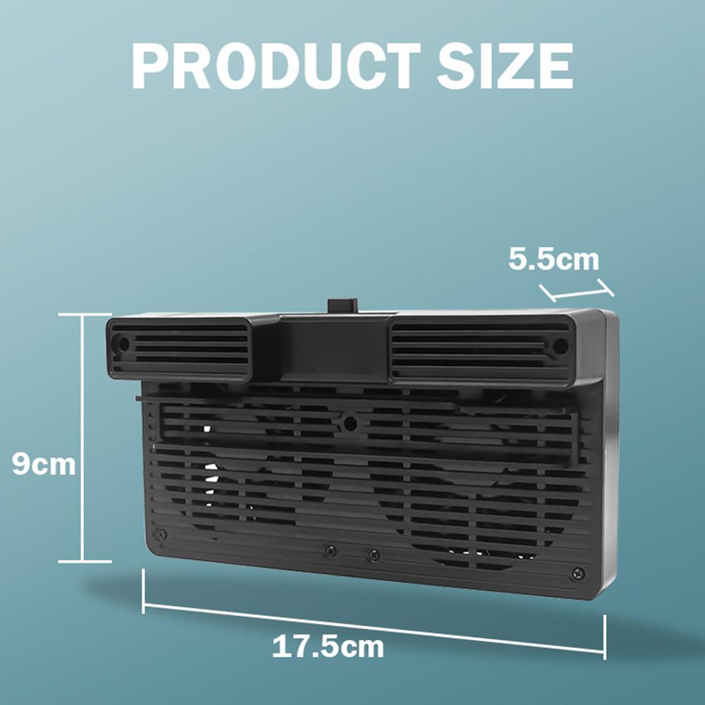 DATA FROG Game Console Radiator Base with Dual Cooling Fans for Nintendo Switch/Switch Lite Console