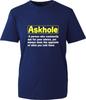 Askhole Funny Meme T Shirt Hilarious Adult Jokes Sarcastic Unisex Gift Tee Top