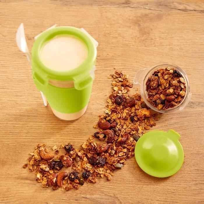 Emsa mug à yaourt clip &amp; go 0,45l