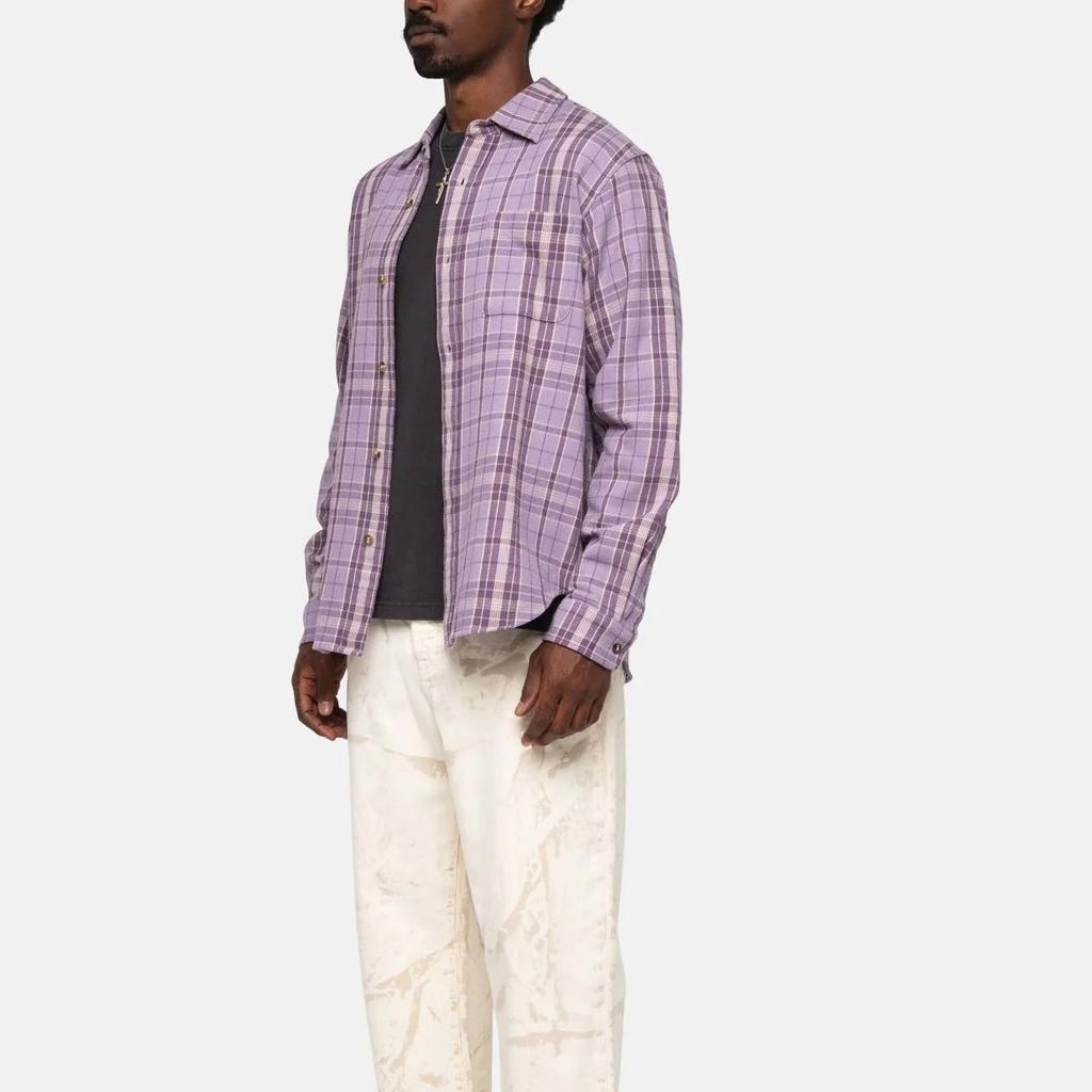 Stussy FW23 STONES PLAID SHIRT Unisex 1110303