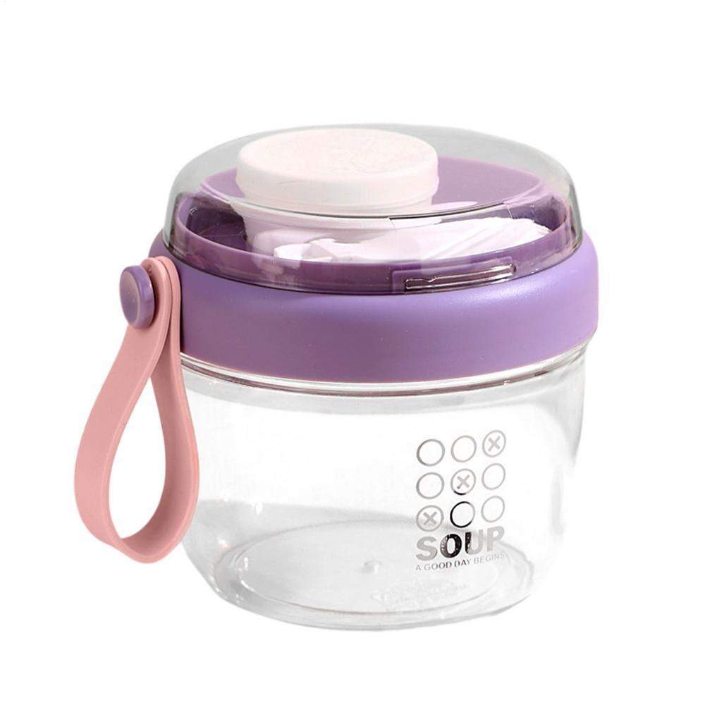 650ml Yogurt Cups Portable Overnight Oatmeal Cup Leakproof Salad Containers  for Meal Prep