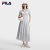 FILA Women's Slim Fit Woven Short Sleeve Top