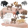 Captivating Wildlife Pvc Animal Figurines Set Featuring Cougar Raccoon And Moose
