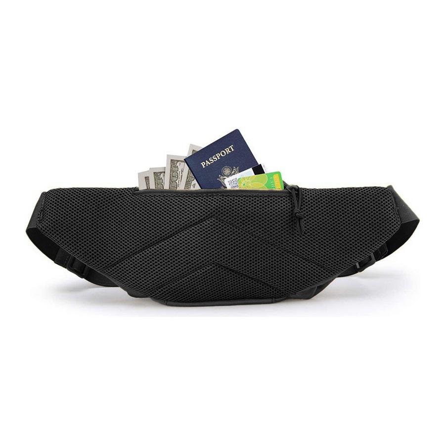 New Outdoor Multi Functional Invisible Waist Attachment Bag For Men'S Sports Storage Waist Bag Outdoor Tool Kit