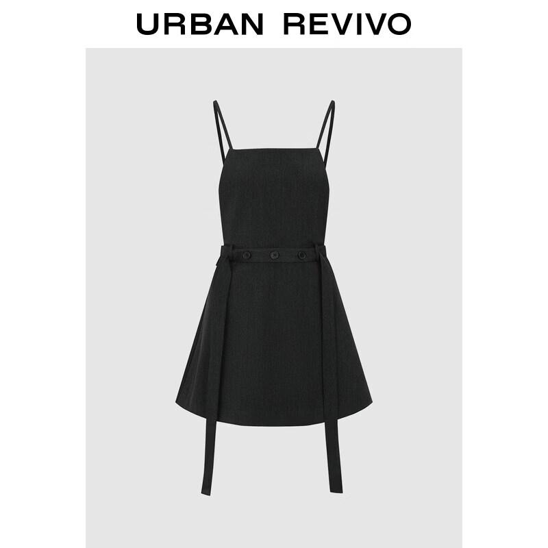 UR2026 Women s Urban Backless Belted Strappy Dress XL