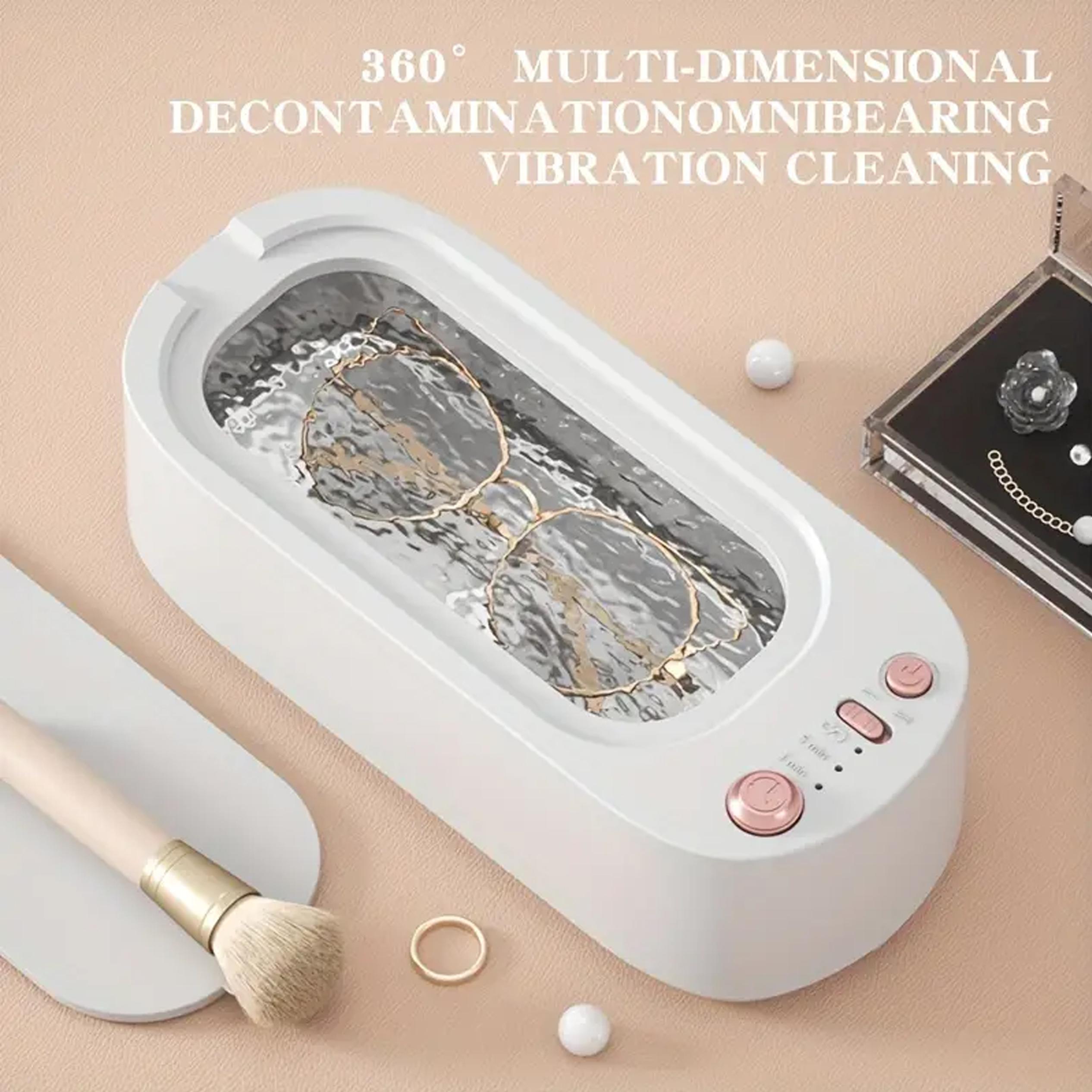 

Ultrasonic High-frequency Vibration Cleaners 1/3 Gear 360 Degree Cleaning Machine Timing for Jewelry/Pacifier/Makeup Tool/Eyegla