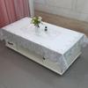 Waterproof, Heat-Resistant PVC Tablecloth - Oil-Proof, Wash-Free, European Style Rectangular Dining or Coffee Table Cover, Pastoral Design.