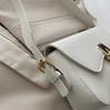 Classic Women's Crossbody Shoulder Bags 2025 Summer Autumn Textured PU Leather Small Square Bag Lady Daily Commuter Satchel Handbags