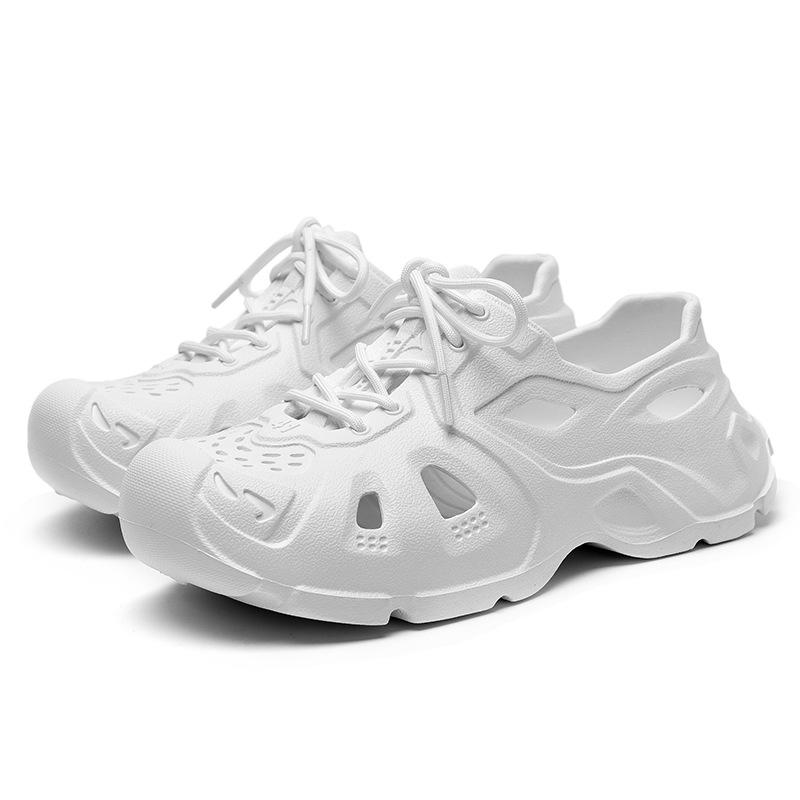 Fashion Unisex Beach Sandals EVA Men Hollow Garden Shoes Tie-dyed Designer Hole Slippers Sneakers Water Shoes Slip On Foam Runner