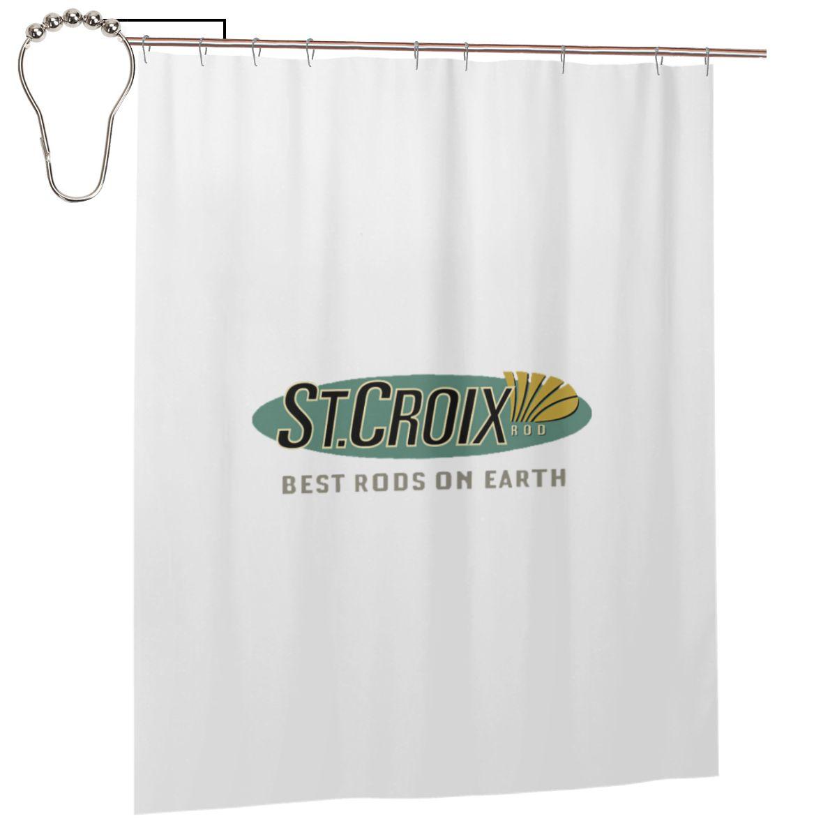 

Life Love St Croix Merch Shower Curtain Bathroom Polyester Waterproof Bath Curtains With Hooks W60H190(CM)-1 Pcs