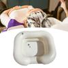 Inflatable Shampoo Basin Portable Hair Wash Tub for Limit Mobility Bedridden White