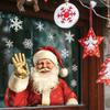 Christmas Themed  Claus Static Adsorption Window Stickers Home Holiday Decoration Static Stickers Double-sided Visual