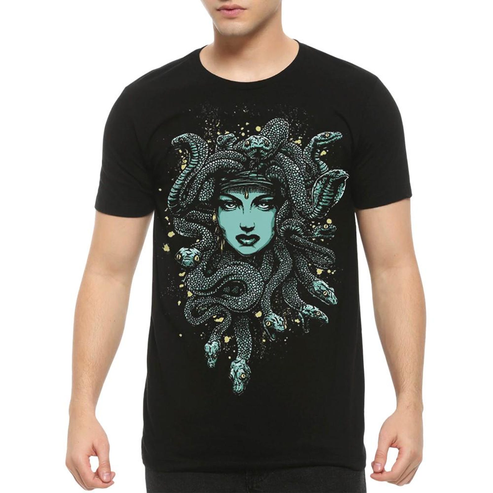 Medusa Gorgon Art T-Shirt, Men s and Women s Sizes (MED-45671) 2XL
