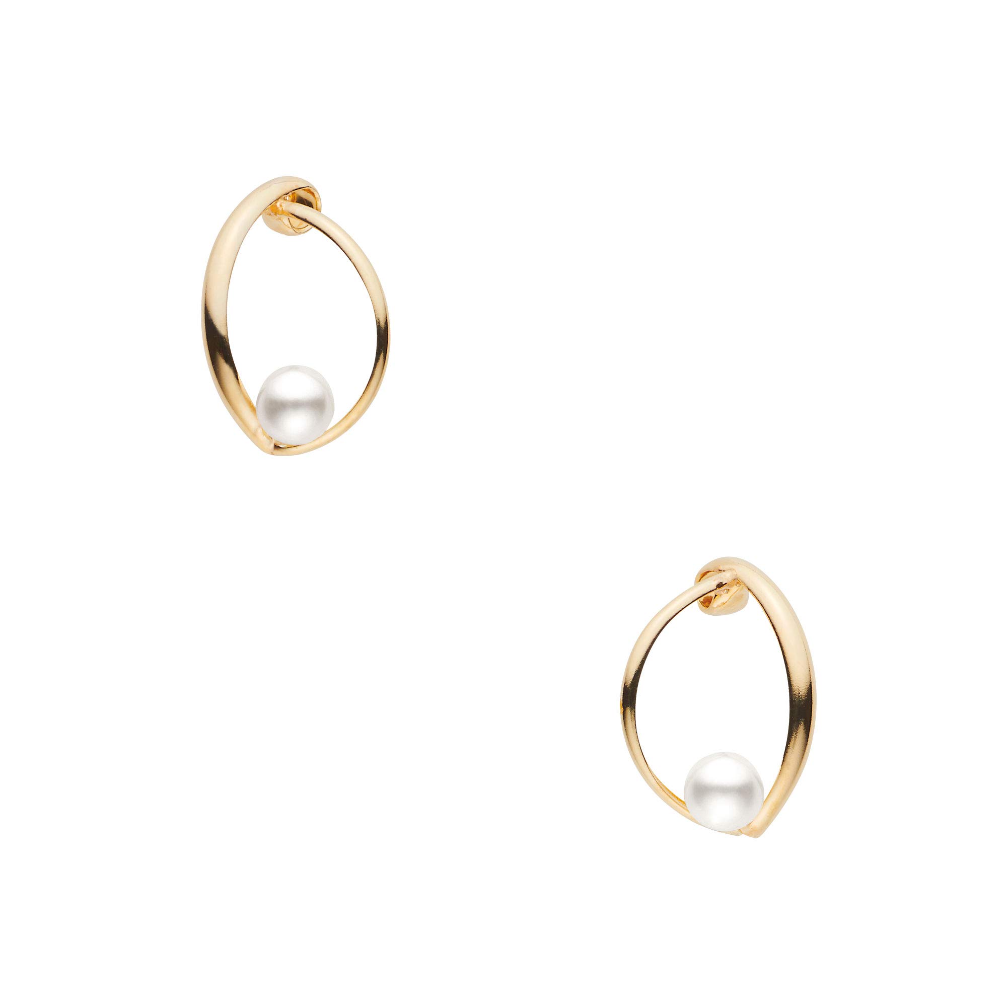 

Vendome Earrings K10 Yellow Gold Freshwater Pearl GAVA0353 PF [Official] [VA Aoyama]