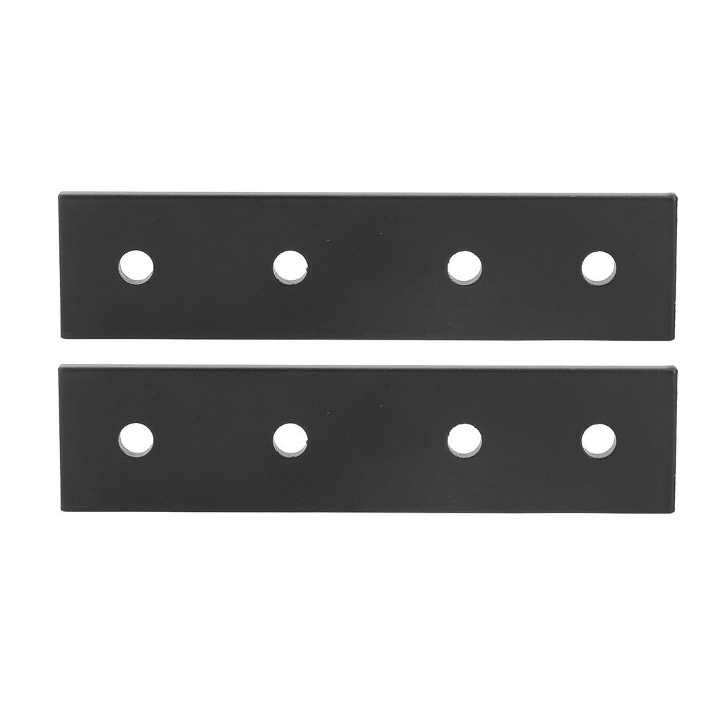 2PCS 4 Hole Connecting Plates Aluminum Alloy Flat Straight Brackets Metal Fastener Accessories 2020