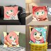 Anime Spy X Family Anya Pillow Case Removable Washable Cushion Cover – All-Season Soft Linen