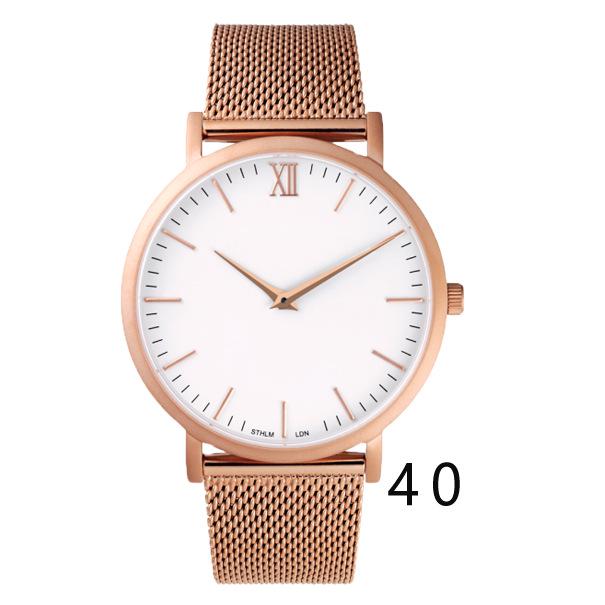 Hew Itt Simple British Lar Sson Stainless Steel Mesh Strap Jen-Nincs Watch 766B