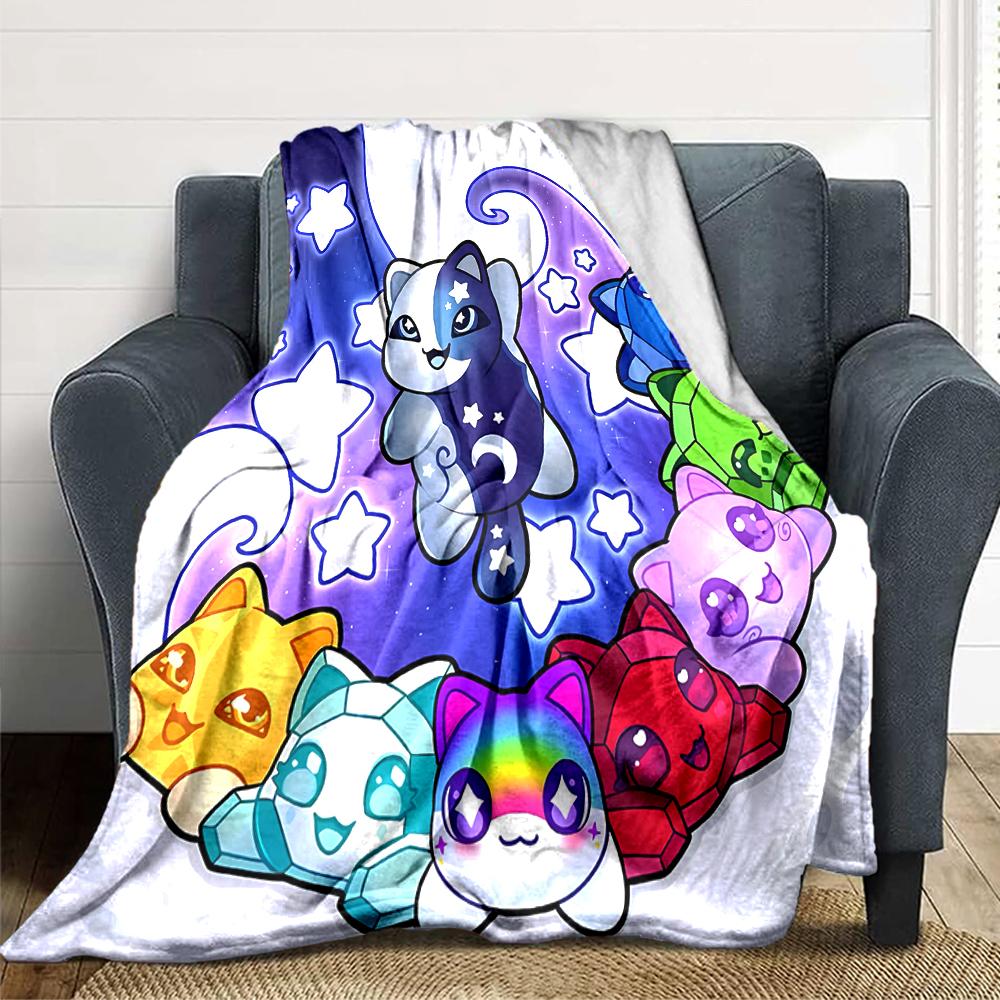 1Pc Aphmau'S Whimsical World Blanket For Couch Bed Plush Cozy Fuzzy Blanket Super Soft Warm Blankets For Fall And Winter 09181