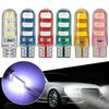 2pcs T10 Silicone Case LED Car Dome Light - 6 SMD 5630 100X 12V Charging 194 USB Chips, W5W Brightness Port Base, with D3U0