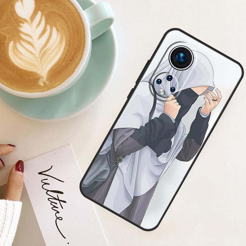 

Islamic Hijab Girl Queen For Honor Magic 8 Pro 6 7 Lite Case For Honor Win RT X9d X9c X9b X9a X8c X8b 200 400 50 70 90 Honor 50 Lite