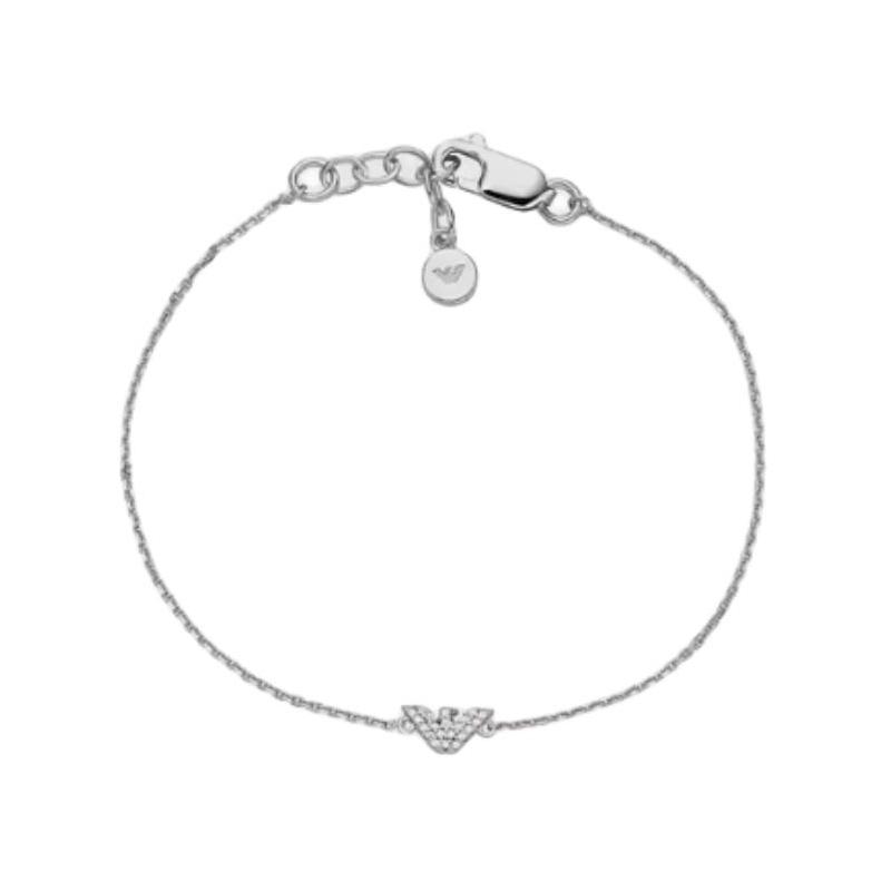 Emporio Armani Logo Silver Bracelet Women s Silver EG3480040 серебряный