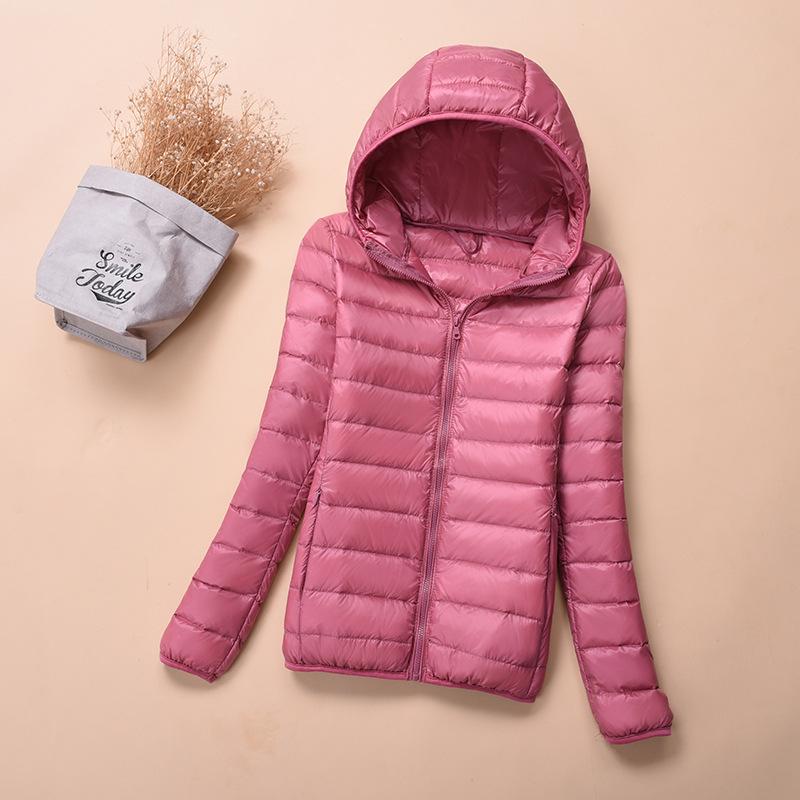 New Light Down Jacket Women's Short White Duck Down Fashion Autumn and Winter Light Jacket
