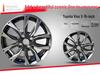 Compatible with 14-15 inch Toyota Yaris, Vios, Corolla and more for alloy wheels, steel rims, and tire modifications.