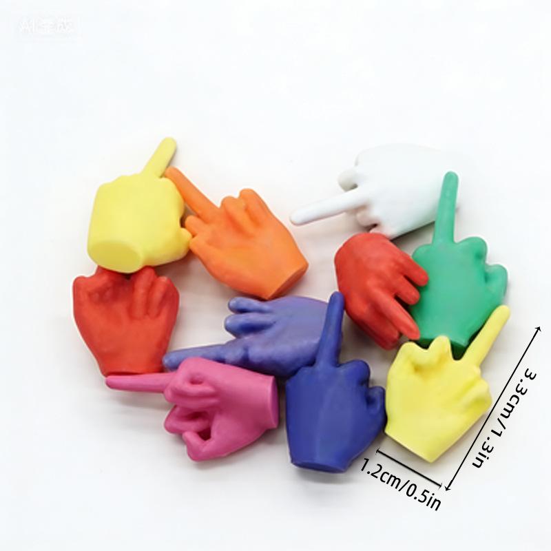 10/20Pcs 3D Printed Finger Gesture Statue Figurine Sculpture Gesture Figure For Desktop Home Decoration