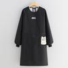 Waterproof Oil-Proof Long-Sleeve Kitchen Apron for Men & Women