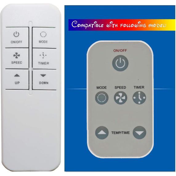 Replacement for Haier Air Conditioner Remote Control 0010403473 Works for HWF05XCK-L HWF08XC5 HWR05XC5 HWR05XC6 HWR05XC7 HWR05XC9-L HWR05XCA HWR05XCJ