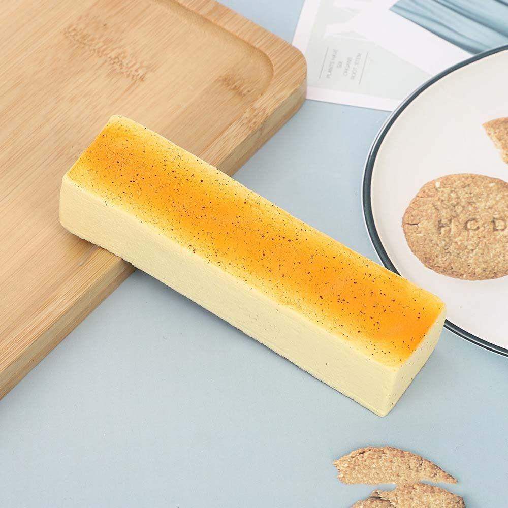 Relax Gift Slow Rebound Squeeze Toy Release Hand Realistic Cheesecake Bars Children