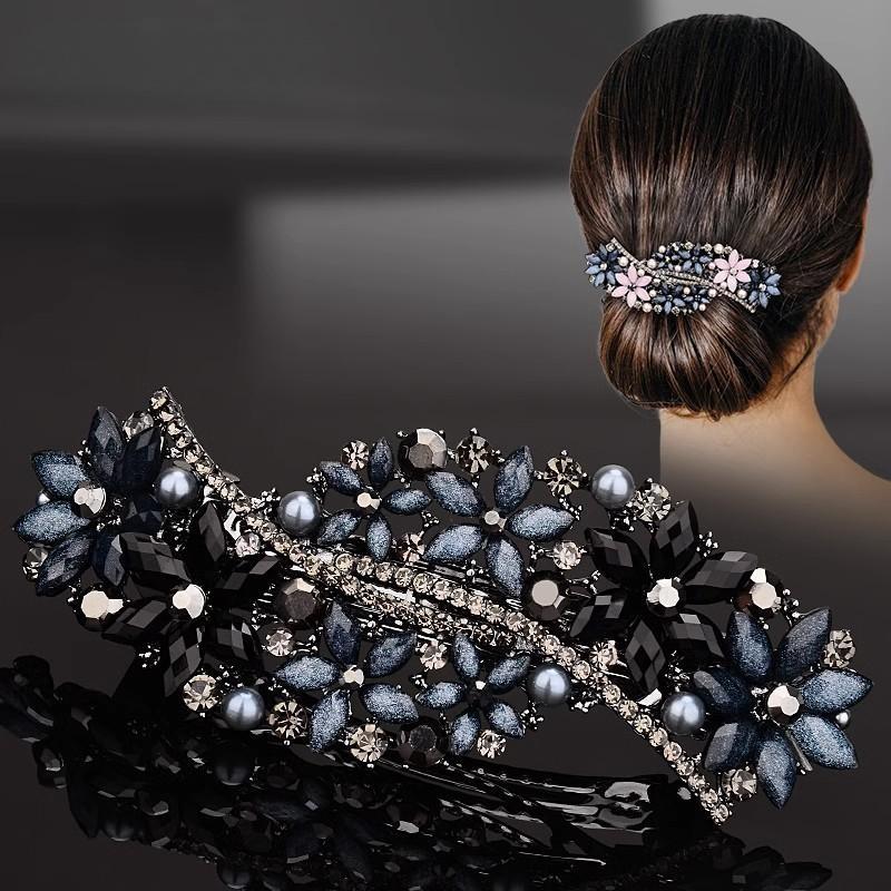 Elegant Japanese-Korean Large Hair Clip for Versatile Updos