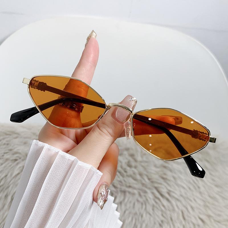 

JYL TS Small Frame Metal Sunglasses UV Protection QZ829-98109 A-4090 шартрез