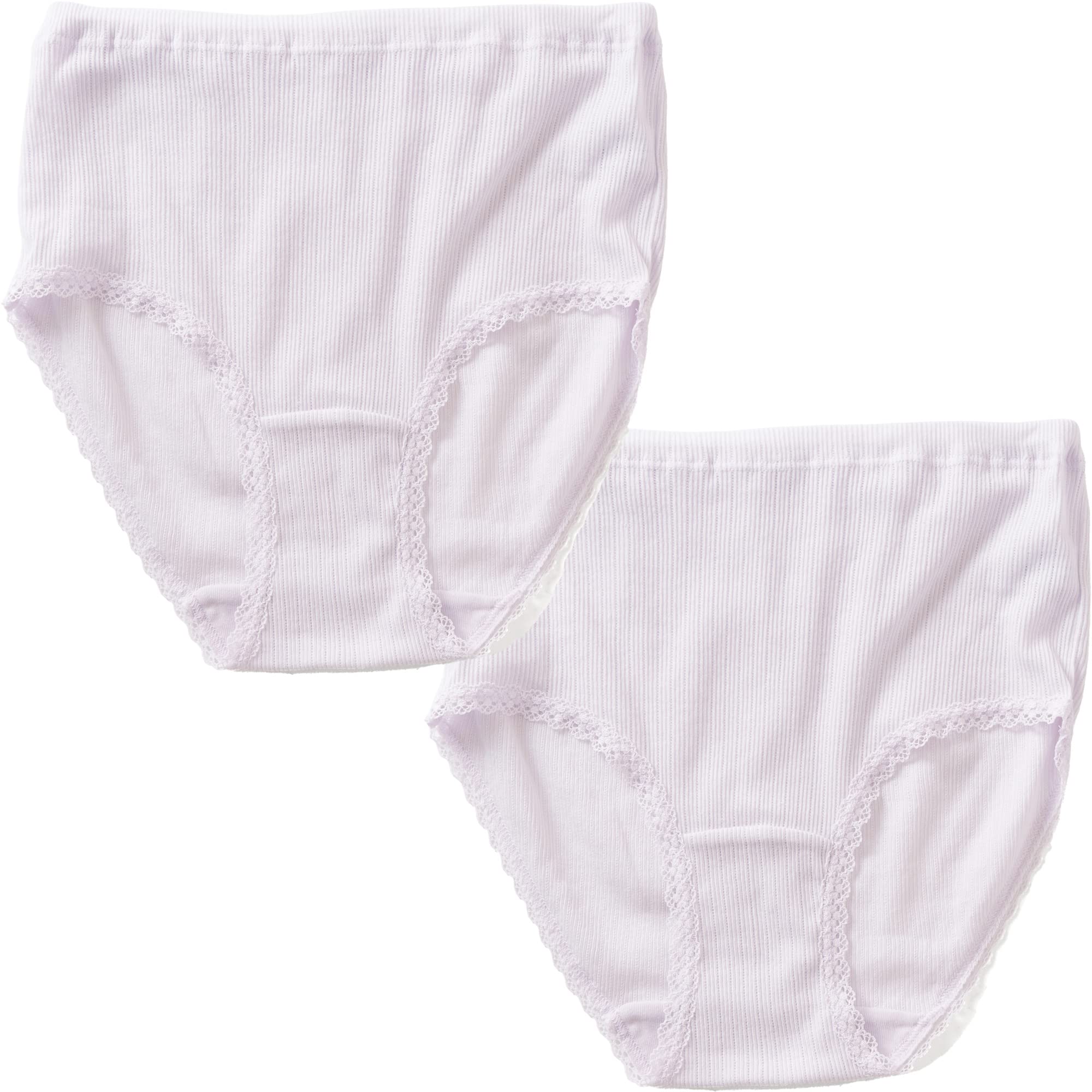 

Shirasagi Knit Сделано в Японии, Нежный к коже, Упаковка из 2 штук для женщин, 100% хлопок, Влагоотводящий, Быстросохнущий, Кружево, Телесный, Глубокая сушка, Весна/Лето фиолетовый